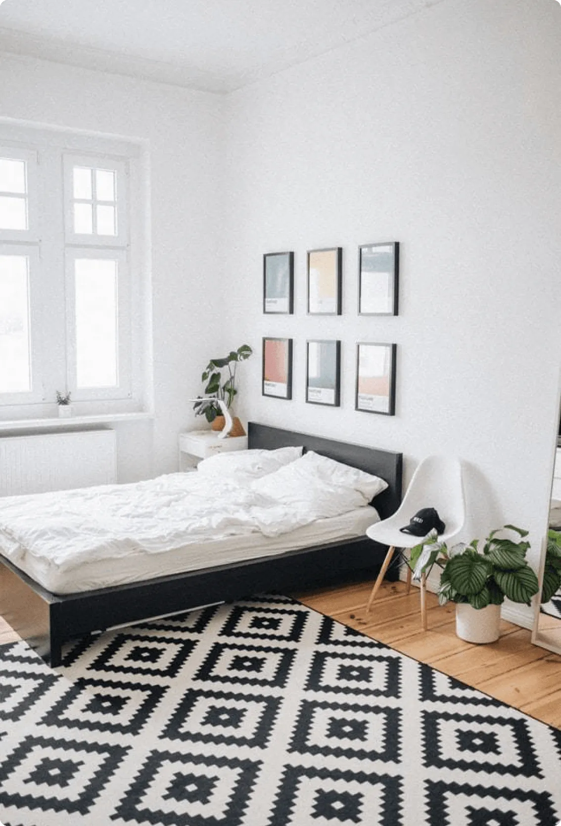 Soft bedroom edition styled room